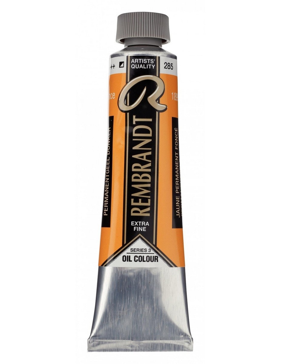 Tubo de Tinta de Óleo 40 ml - Amarelo Permanente Escuro 1
