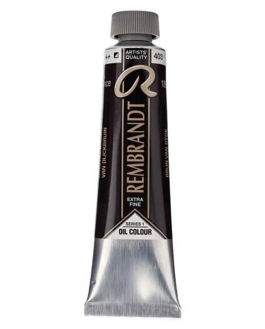 Tubo de Tinta de Óleo 40ml - Pardo Van Dyck 403 1
