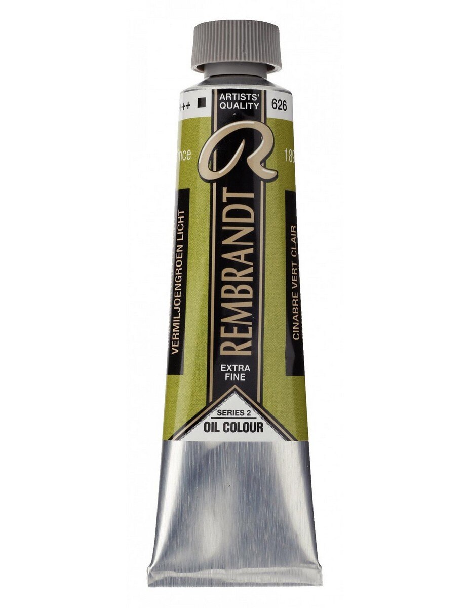 Tubo de Tinta de Óleo 40 ml - Verde Cinábrio Claro 1