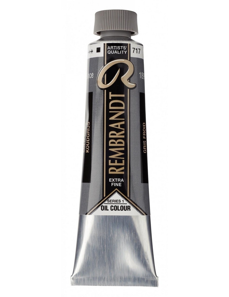 Tubo de tinta de Óleo 40 ml Cinzento Frio 1