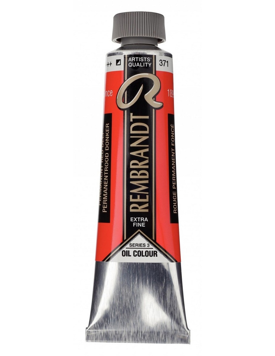 Imagem 0 de Tubo de Tinta de Óleo 40ml - Cor Vermelho Permanente Escuro 371