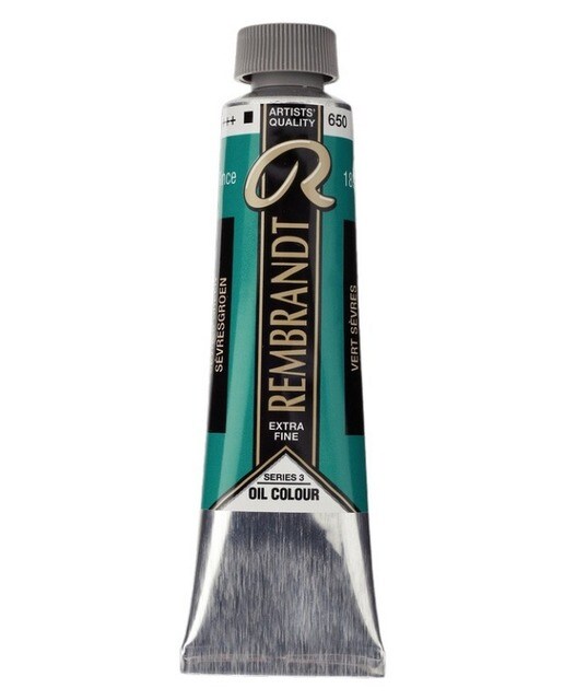 Tubo de Tinta de Óleo 40ml - Verde Sévres 650 1