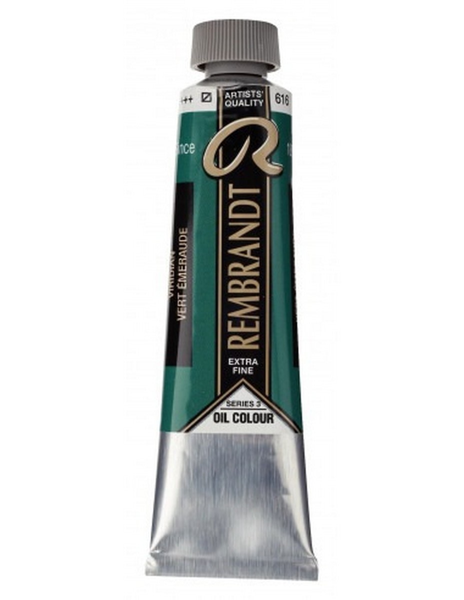Tubo de Tinta de Óleo 40ml - Verde Esmeralda 616 1