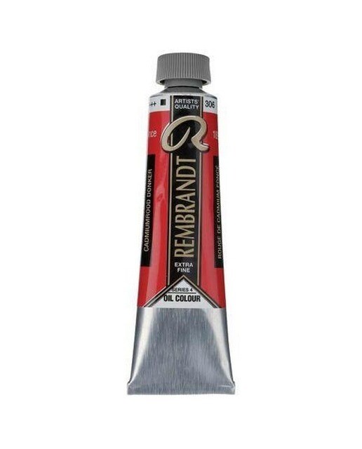 Tubo de Tinta de Óleo 40 ml - Vermelho Cádmio Escuro 1
