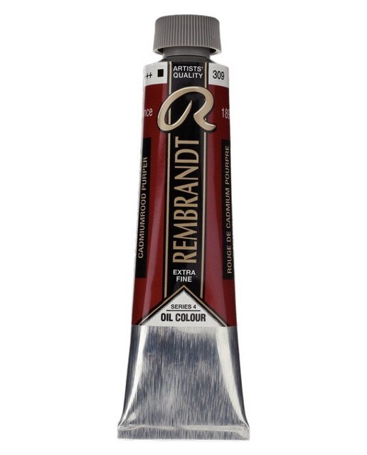 Tubo de Tinta de Óleo 40ml - Vermelho Cádmio Púrpura 309 1