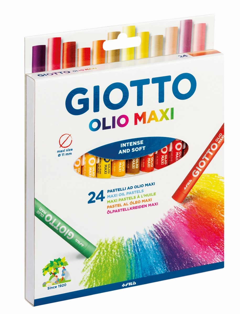 Pack 24 Lápis Pastel a Óleo Giotto 1
