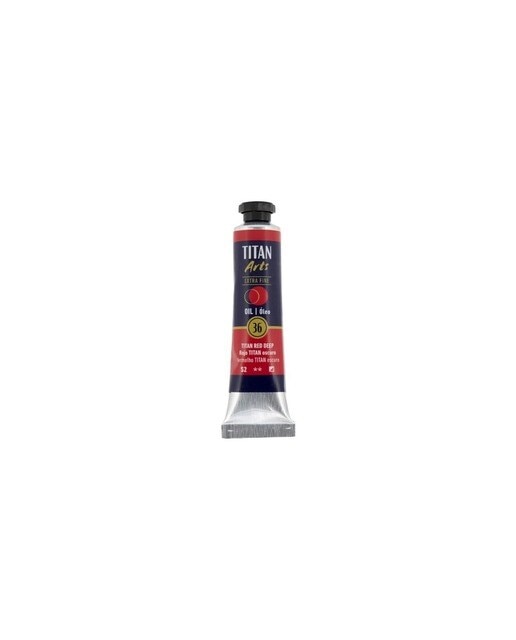 Tubo de Tinta de Óleo Extra Fine Arts - 20 ml - Vermelho Titã-Escuro Vermelho-escuro-1