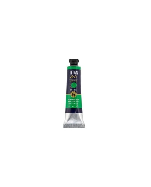 Tubo de Tinta de Óleo Extra Fine Arts - 20 ml - Verde Titã-Escuro Verde-claro-1