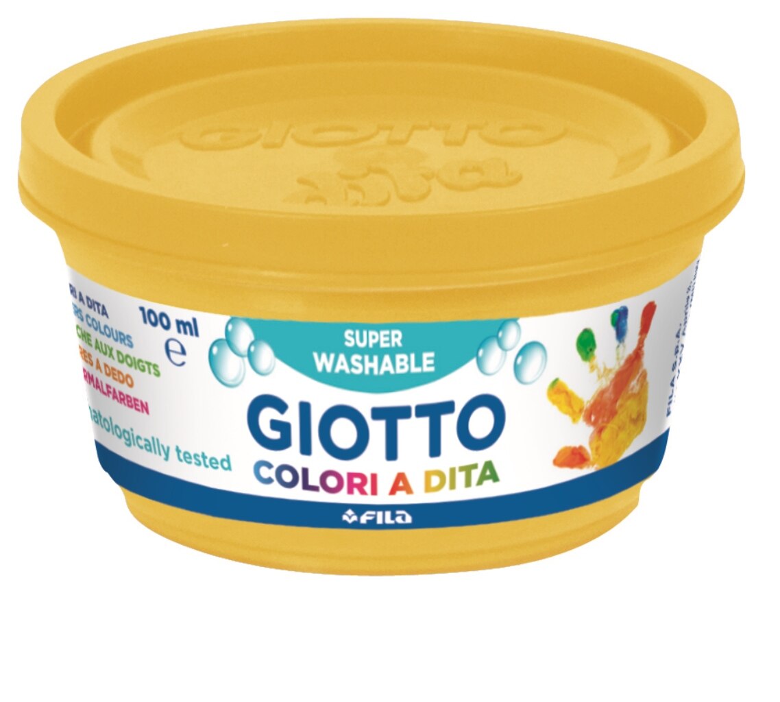 Pintura de Dedos / Digitinta Caixa 6 Boiões x 100ml Giotto 6
