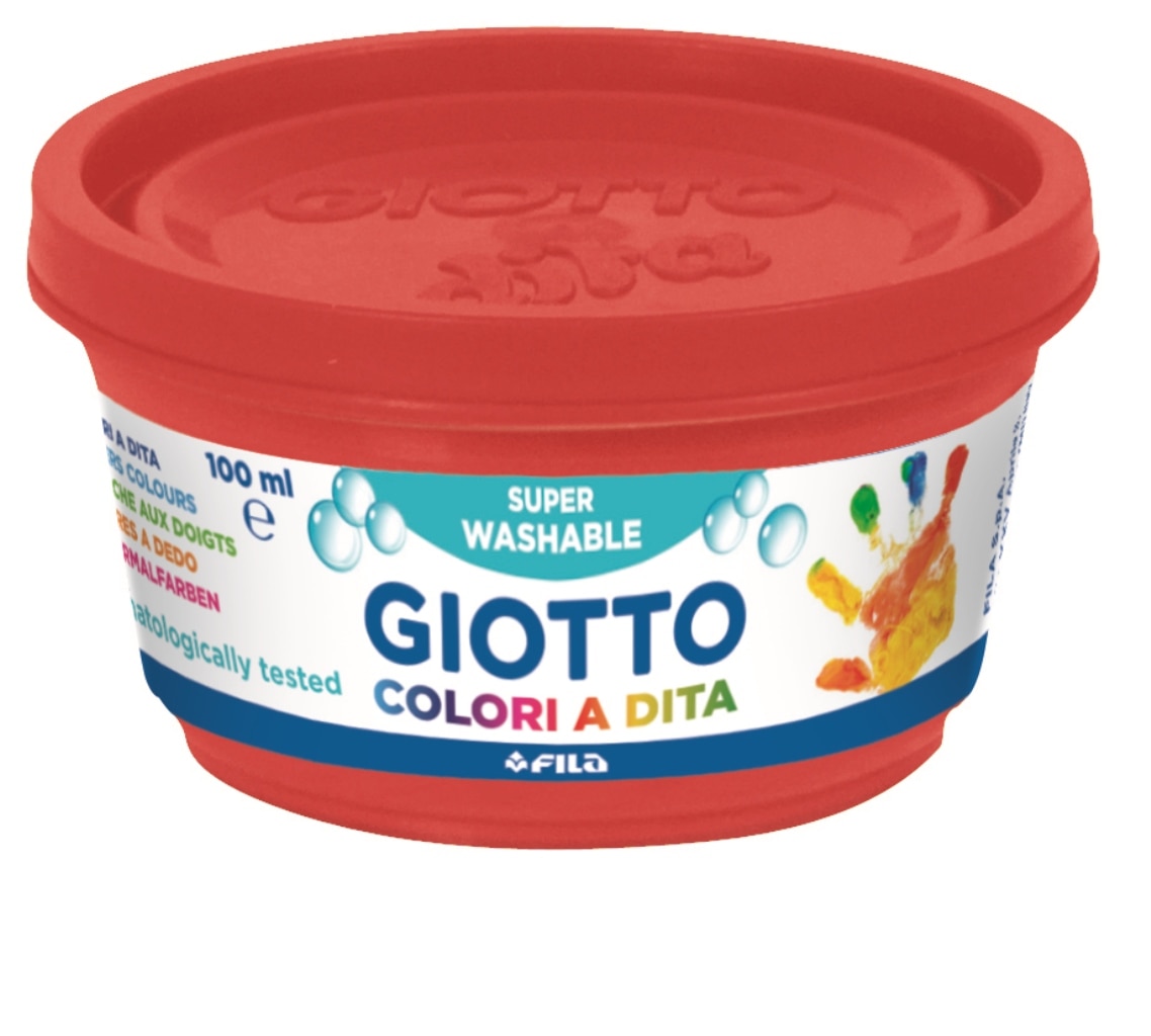 Pintura de Dedos / Digitinta Caixa 6 Boiões x 100ml Giotto 7