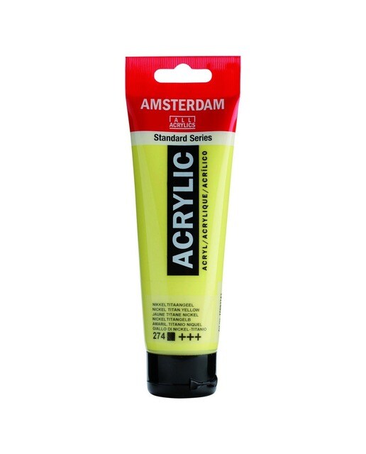 Tubo de Tinta Acrílica 120 ml - Níquel Titânio 1