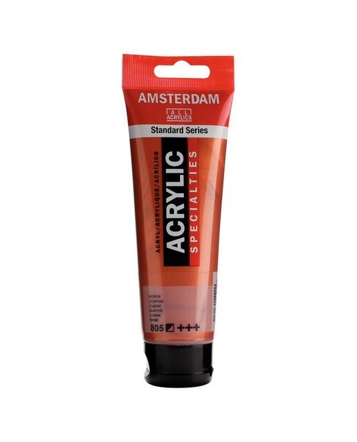 Tubo de Tinta Acrílica 120 ml - Cobre Metálico 1