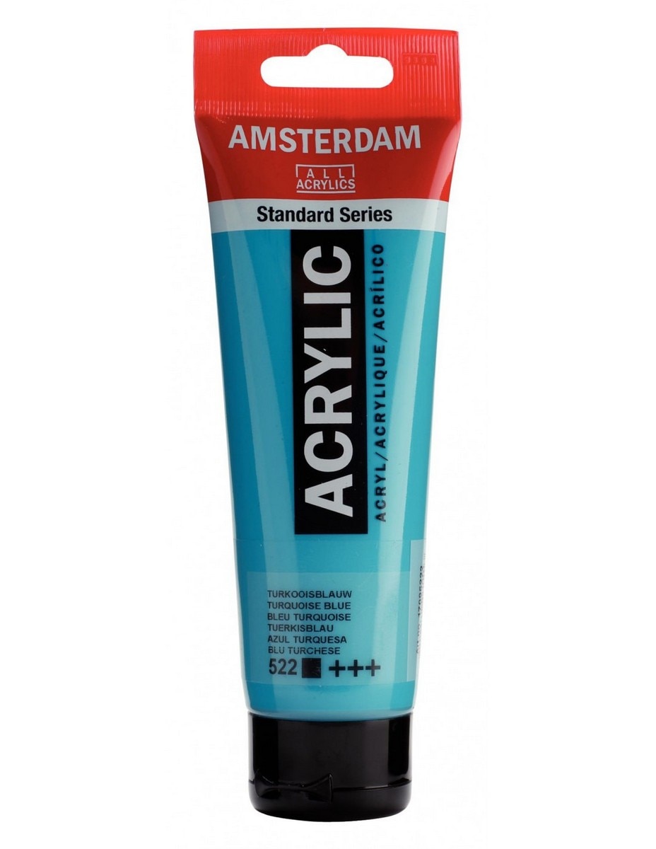 Imagem 0 de Tubo de Tinta Acrílica 120 ml Azul Turquesa