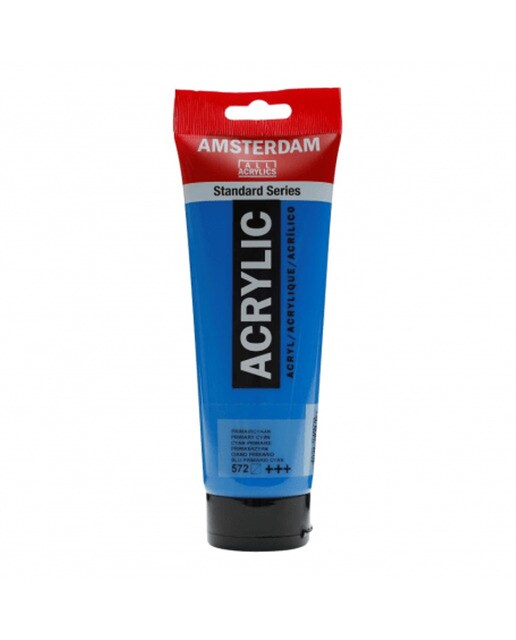 Imagem 0 de Tubo de Tinta Acrílica 250 ml Amsterdam Azul Ciano Primário