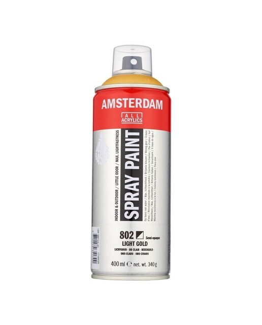 Tinta Acrílica em Spray 400 ml - Ouro Claro 1