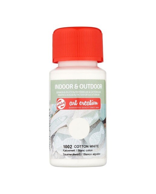 Frasco de Tinta para Interior e Exterior de 50 ml - Branco Algodão Branco Algodão-1