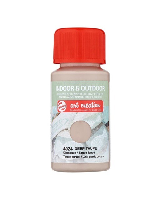 Frasco de Tinta para Interior e Exterior de 50 ml - Cinzento Pardo Escuro Cinzento-pardo-1
