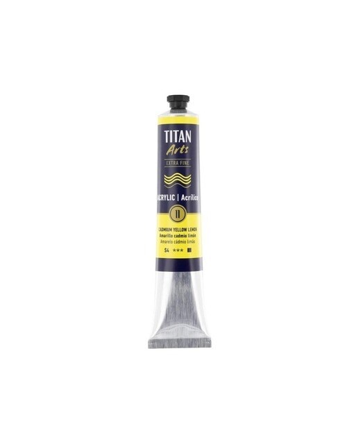 Tubo de Tinta Acrílica Extra Fine 60 ml - Amarelo Cádmio Limão Amarelo de Cádmio Limão-1