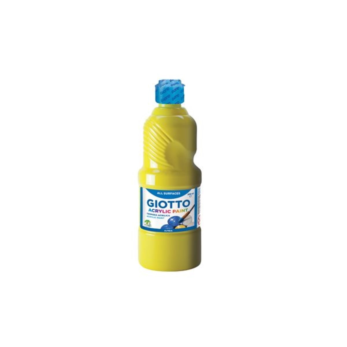 Guache Líquido Acrylic Paint 500 ml Giotto Amarelo 1