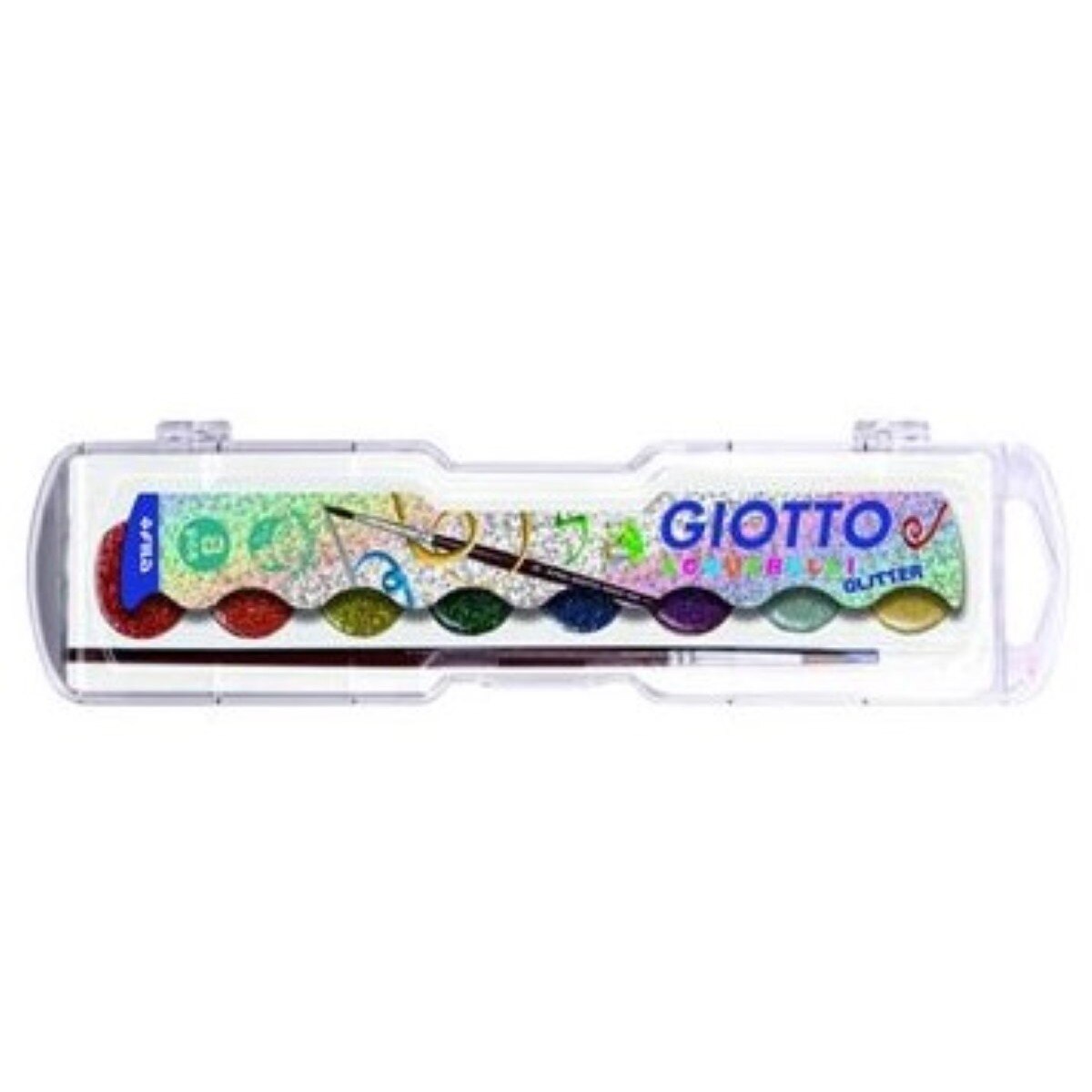 Aguarelas de glitter de 8 cores sortidas 1