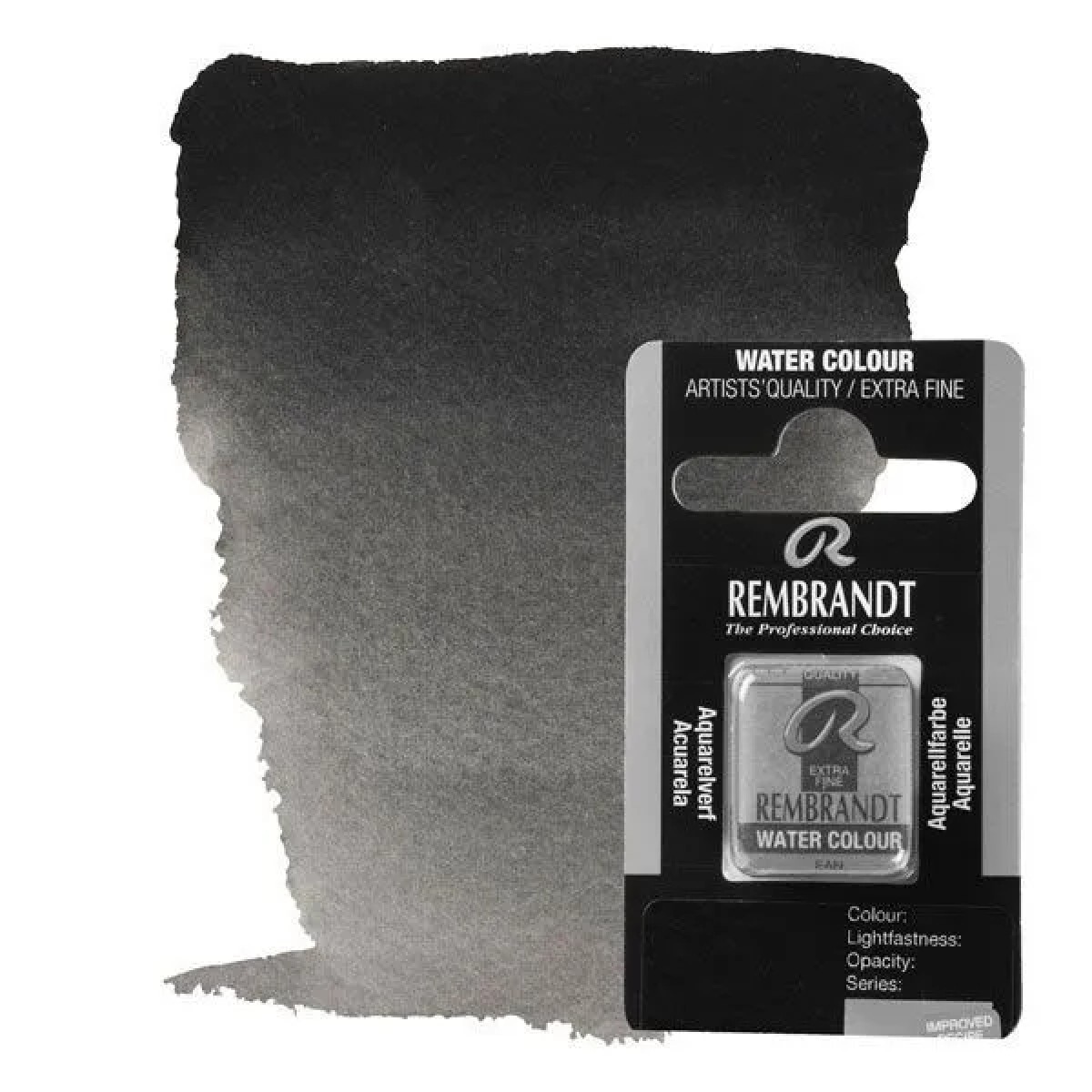 Imagem 0 de Aguarela 1/2 Godet P.13 Preto BUJIA