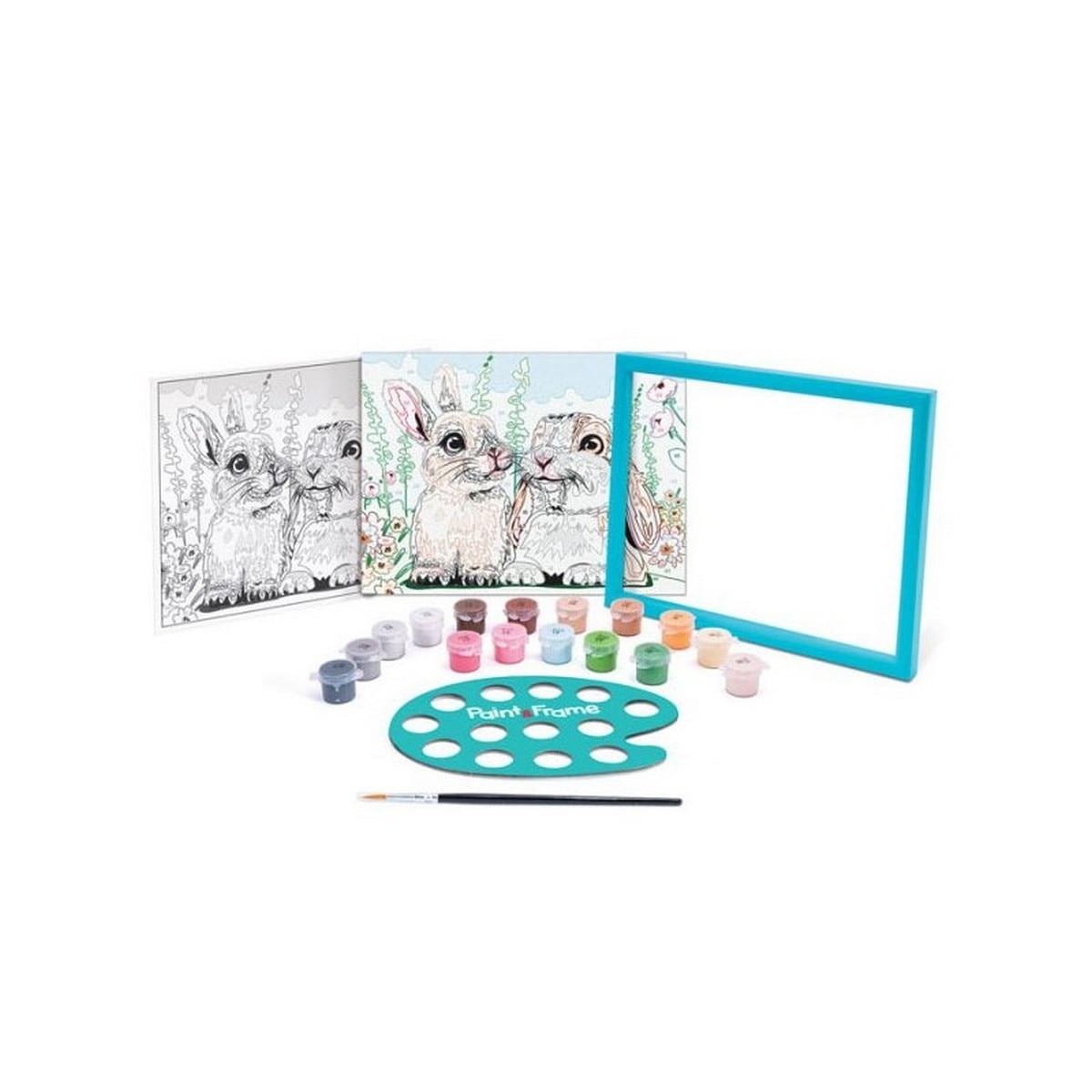 Pintura com Números Cute Bunnies 2