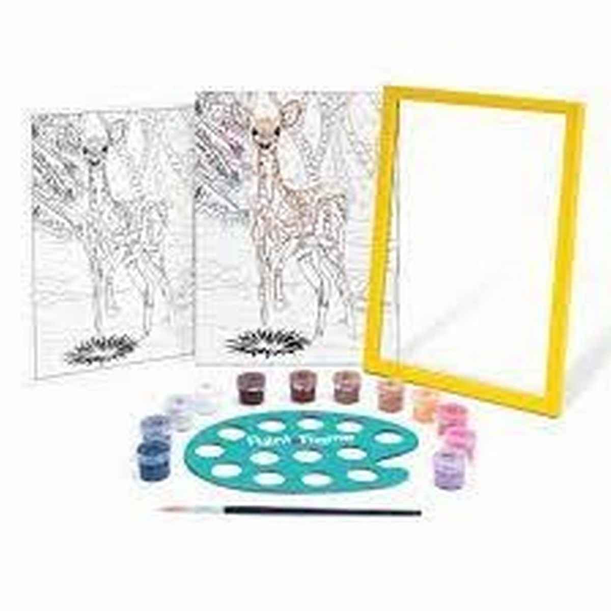 Pintura com Números Snow Deer 2