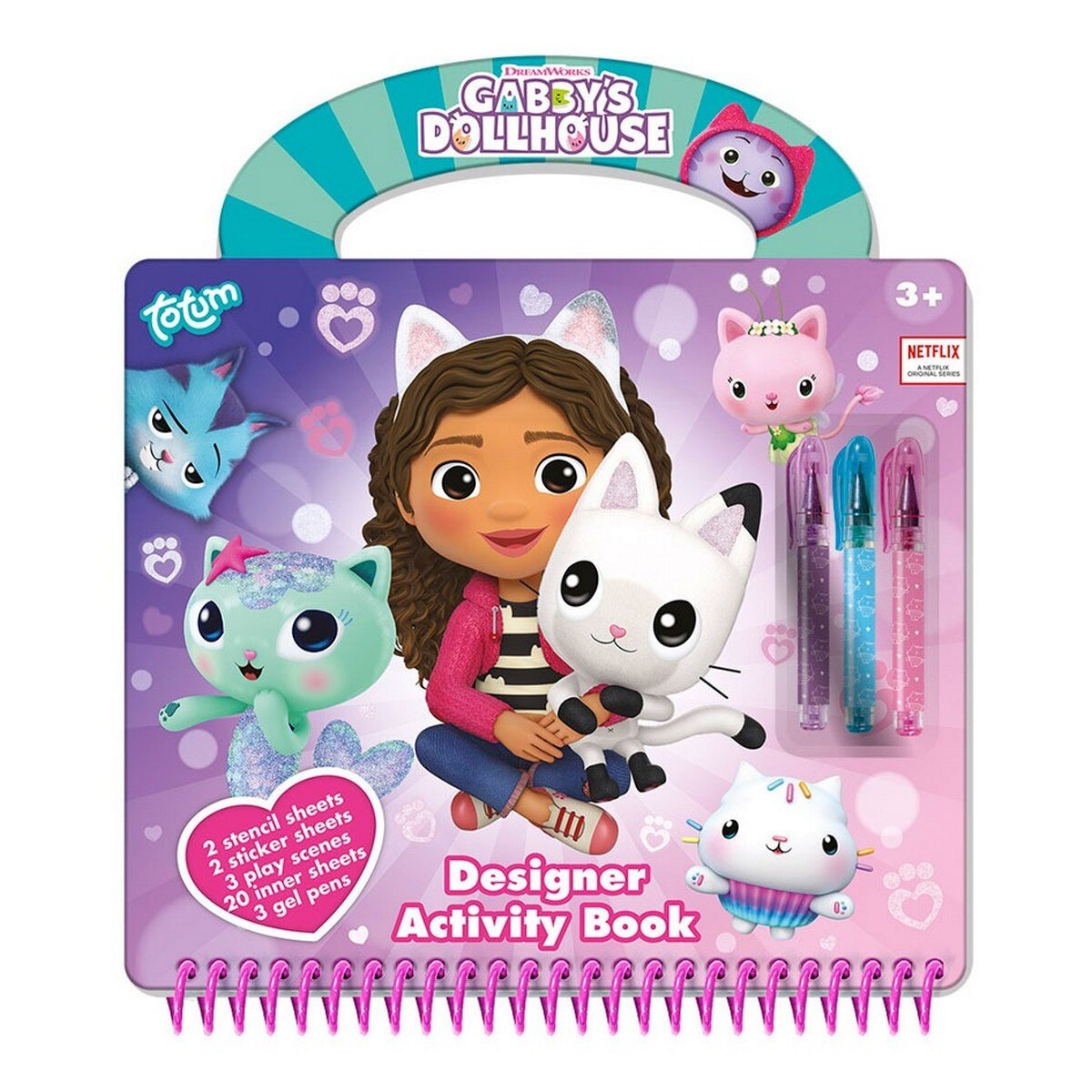 Livro de atividades Gabby's Dollhouse - Designer 1