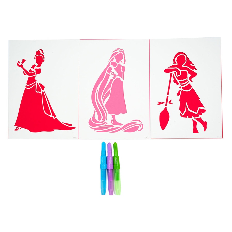 Princesas- Livro colorir A4 c/ canetas spray 3