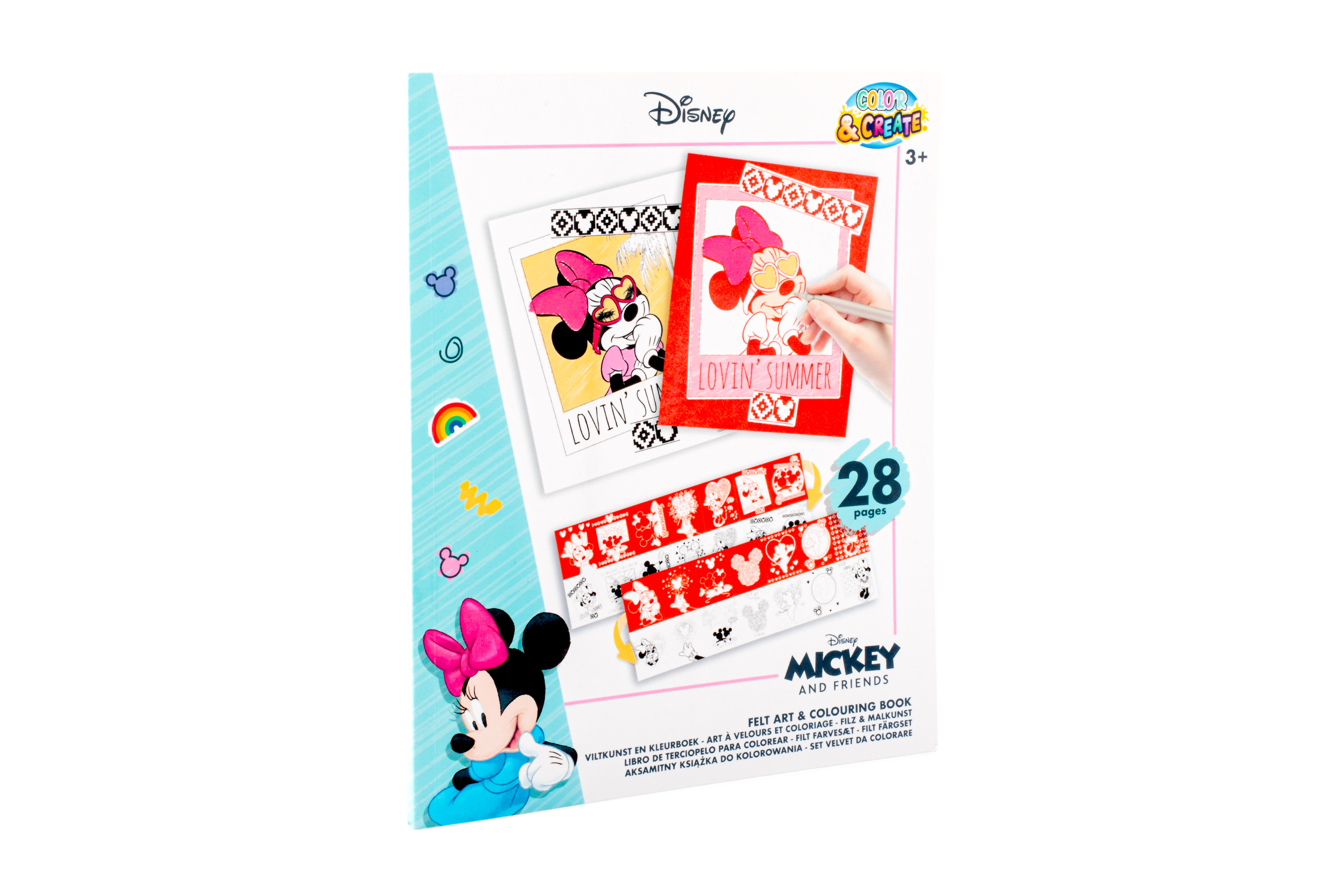 Minnie-  Livro colorir veludo 2