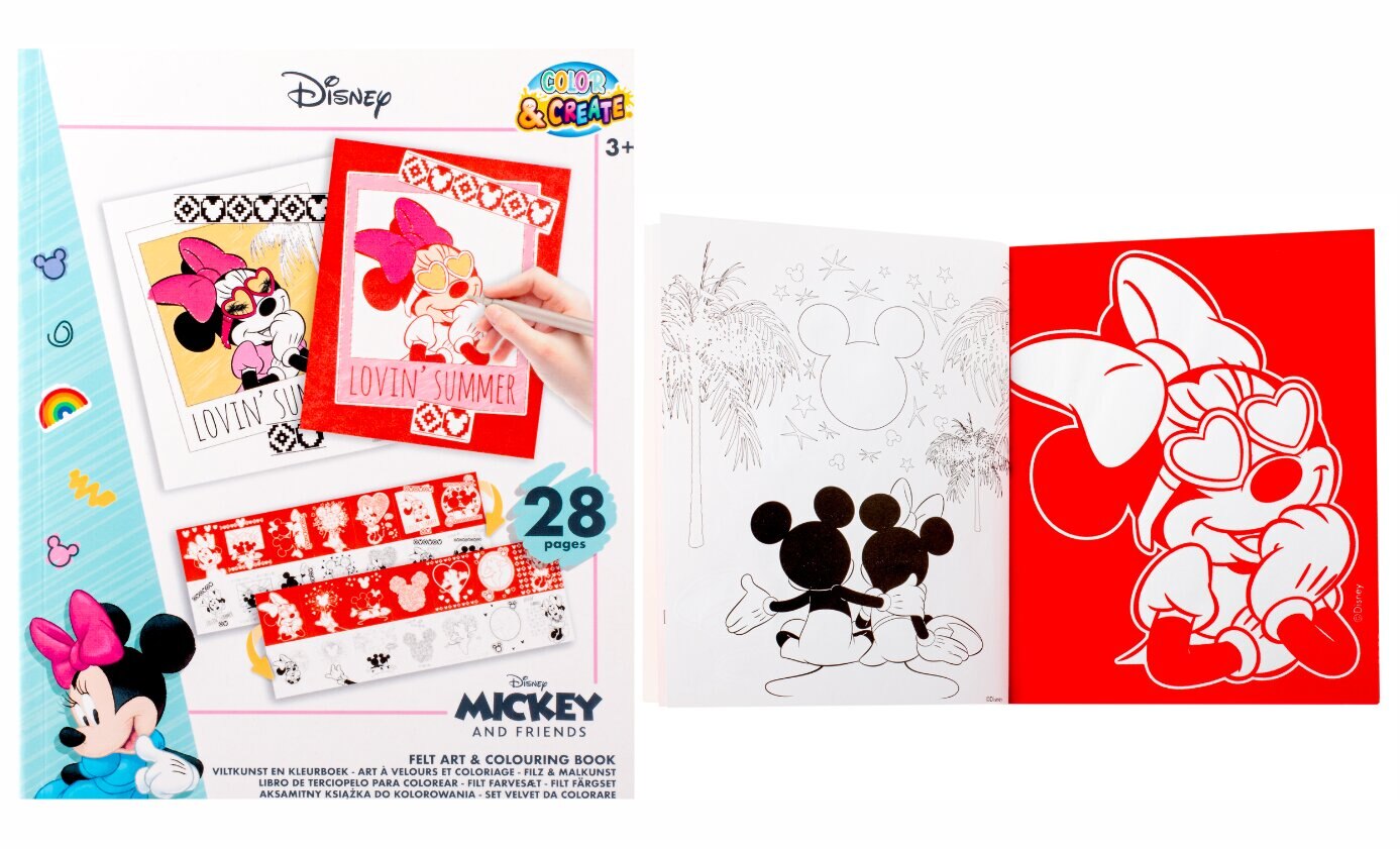 Minnie-  Livro colorir veludo 3