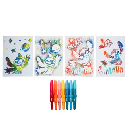 Lilo & Stitch- Livro colorir A4 c/ canetas spray 3