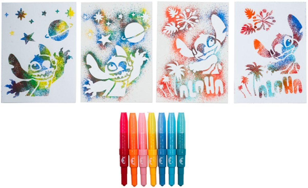 Lilo & Stitch- Set colorir c/ canetas spray 3