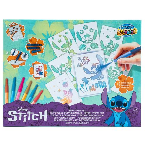 Lilo & Stitch- Set colorir c/ canetas spray 4