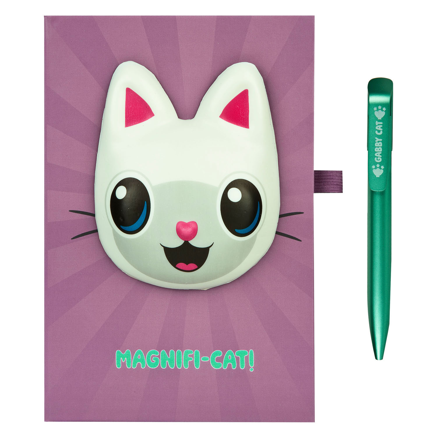 Imagem 0 de Gabby's Dollhouse-Bloco3D squishy capa dura 60 fl c/caneta
