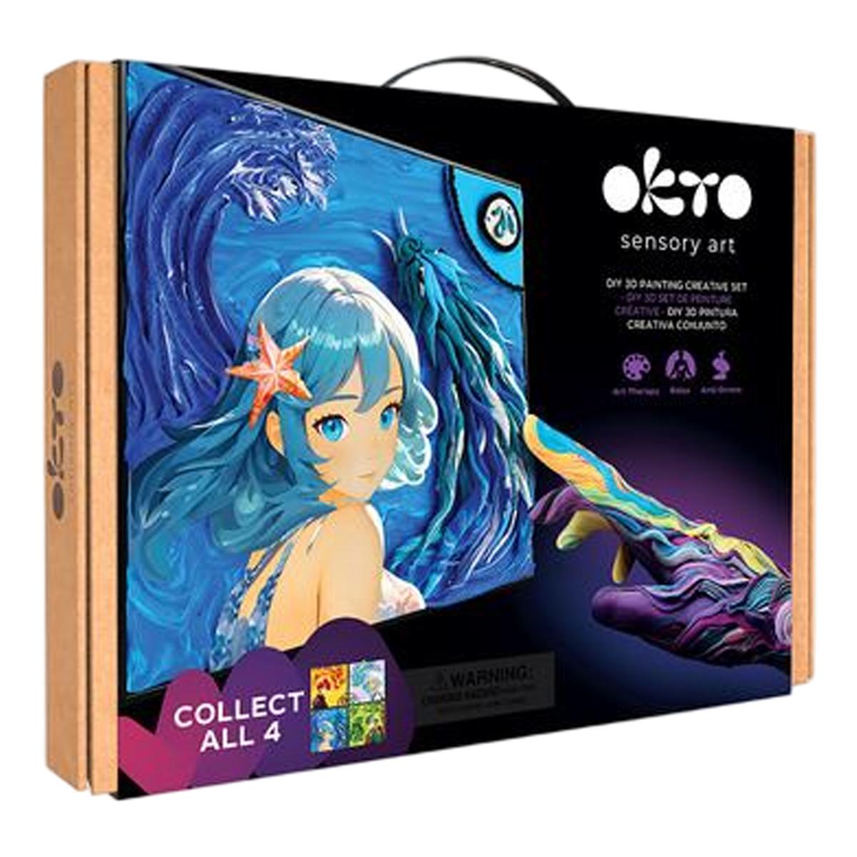 Massa de Modelar Okto Arte Sensorial 3D Manga - Água 2