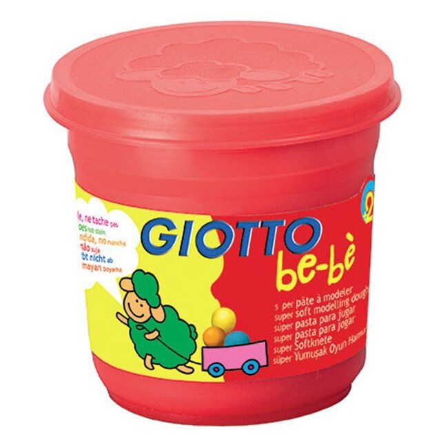 Pasta para Brincar 220g Vermelha Giotto 1