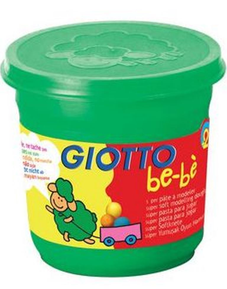 Boião Plasticina 220g Verde Giotto 1