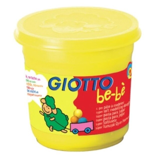 Pasta para Brincar 220g Amarelo Giotto 1