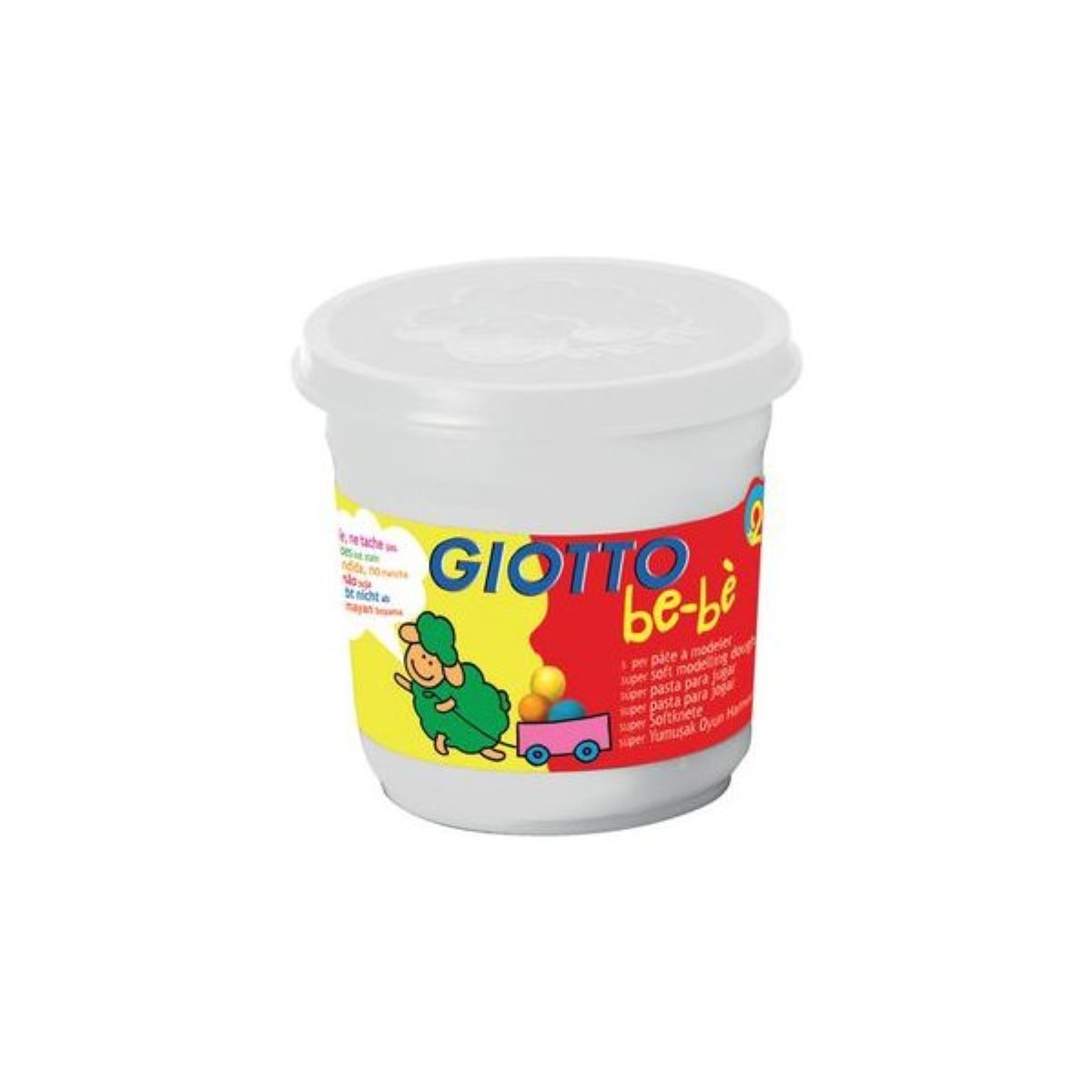 Pasta para Brincar 220g Branco Giotto 1