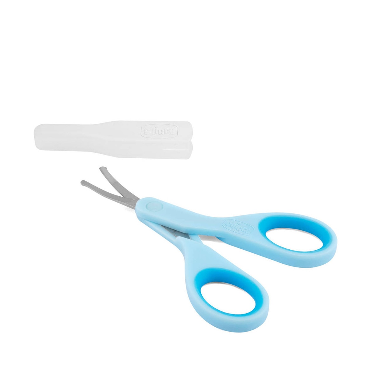 Tesouras de segurança Chicco com protetor azul Azul Céu-1