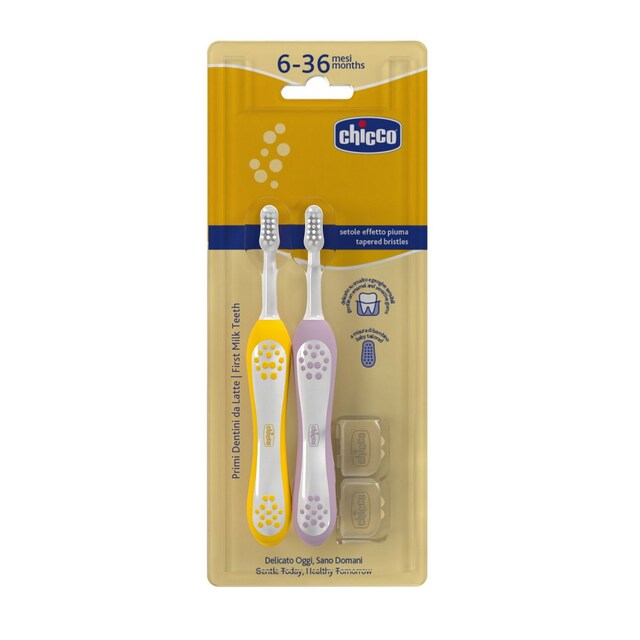 Imagem 0 de Pack 2 Escovas Primeiros Dentes 6-36M
