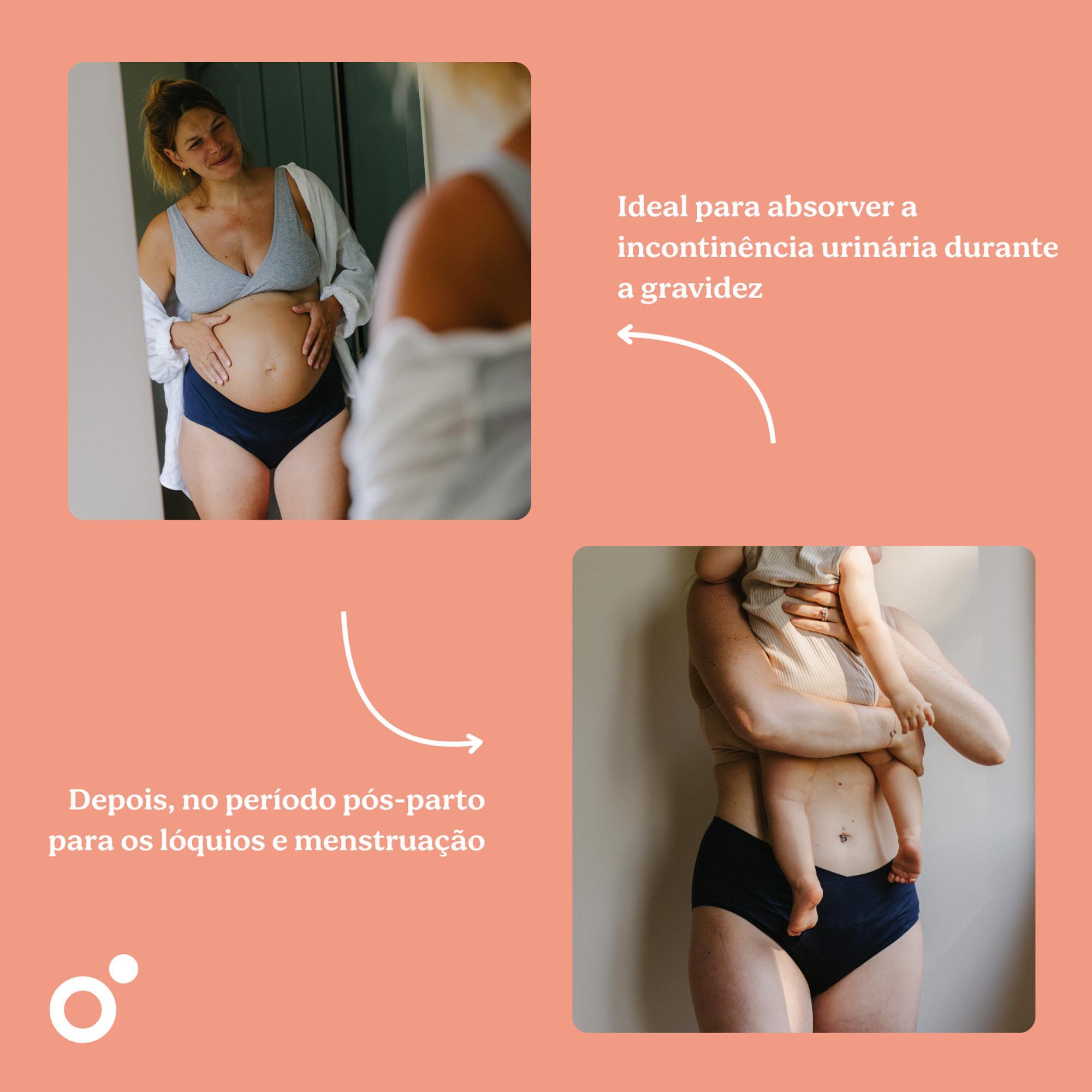 Cueca Pós-Parto Flowly Preto-7