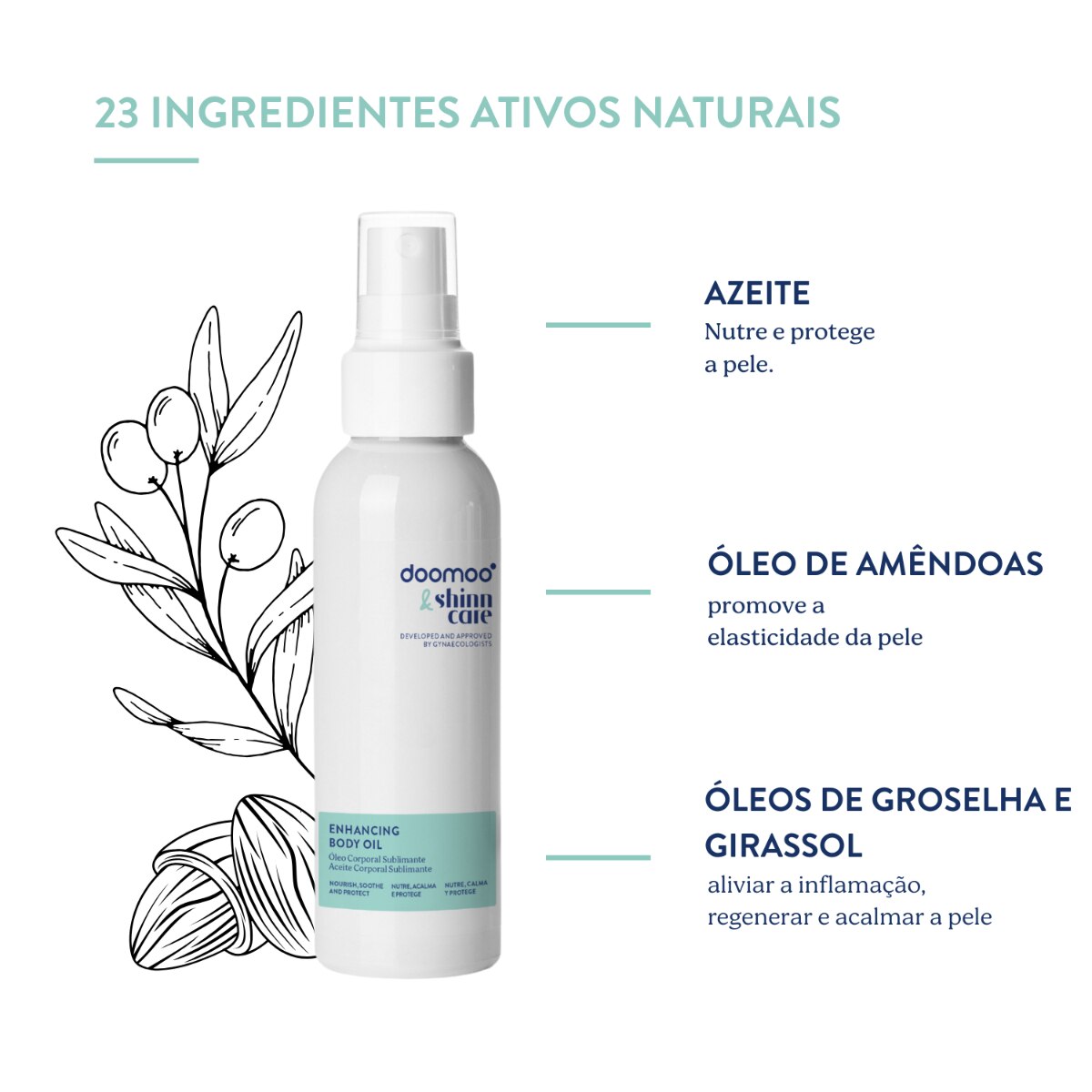 Óleo Corporal Sublimador - 100 ml Branco-5