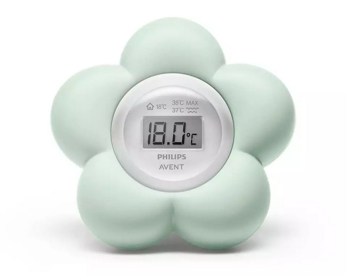 Termómetro de bebé para banho e quarto Philips Avent - verde menta 2