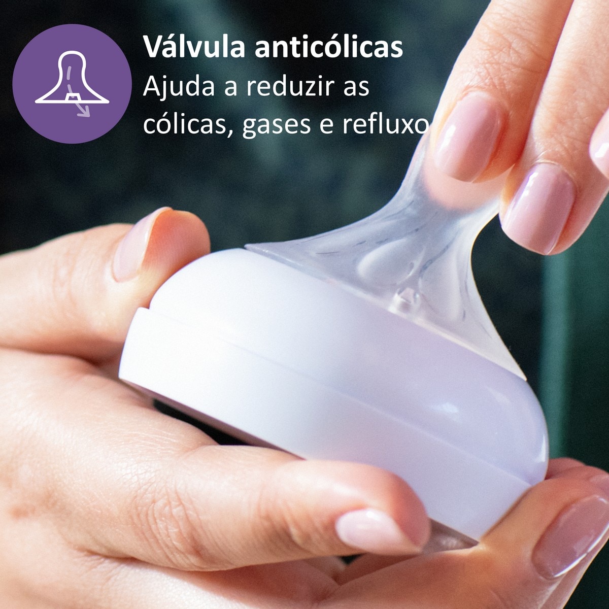 Biberão Natural Response - 260 ml Transparente-5