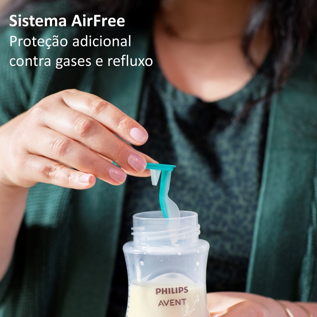Pack Duplo de Biberões Natural Response Airfree - 125 ml Branco-5