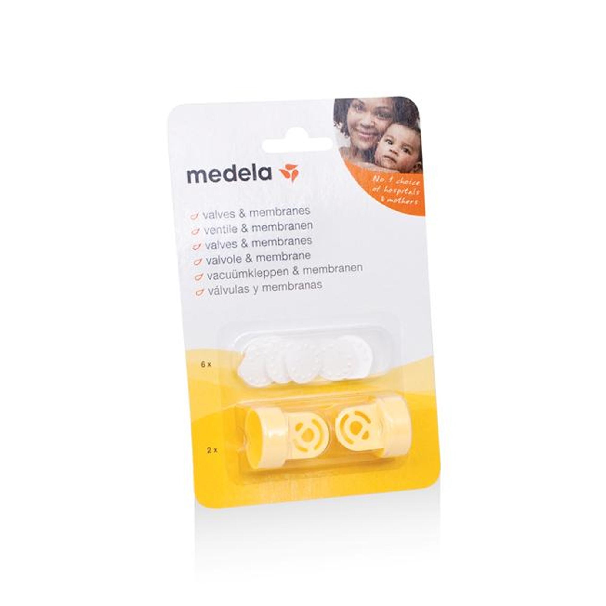 Imagem 0 de Recarga de 2 Válvulas e 6 Membranas Medela para Extratores Tetina transparente