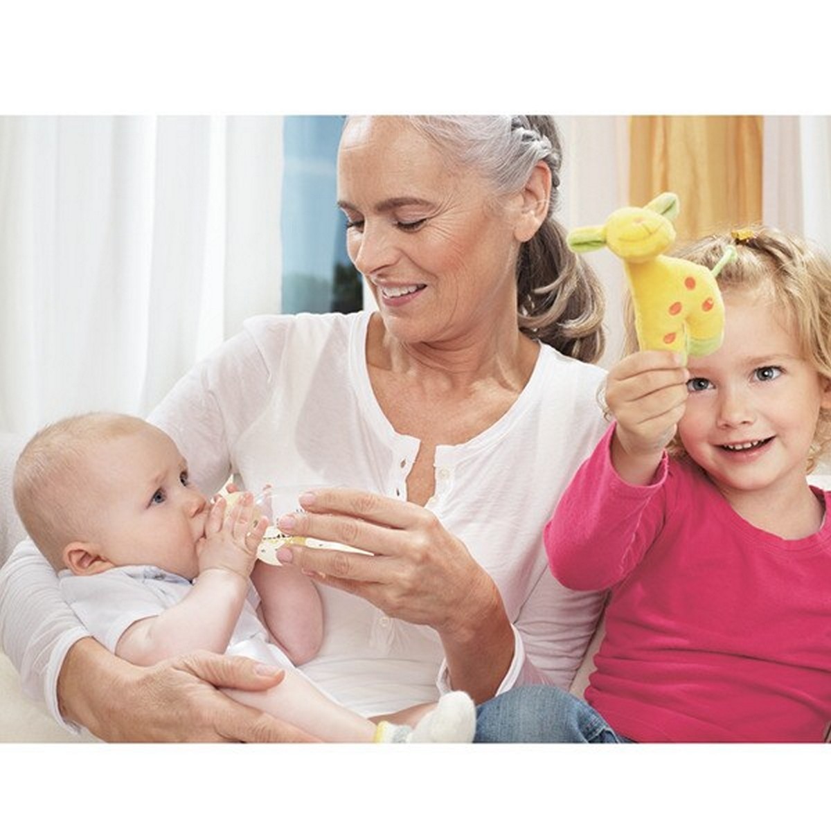 Tetina para biberão Calma Silicone Medela Sistema Alimentação Leite Materno (+0 M.) transparente/amarelo Transparente / Amarelo-11