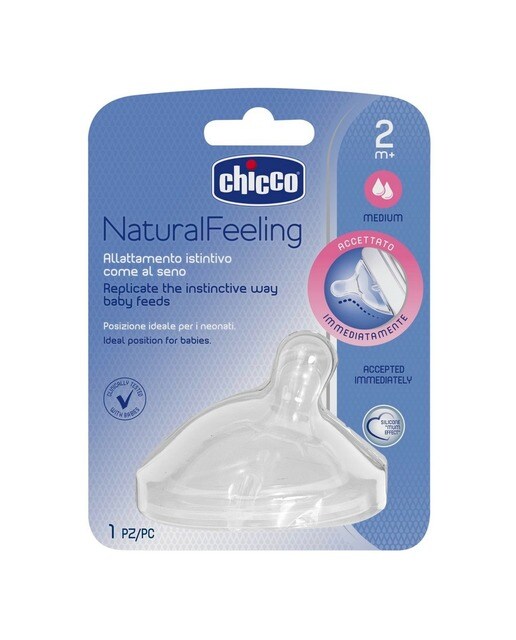 Imagem 0 de Tetina Natural Feeling 2m+ Fluxo Normal Chicco